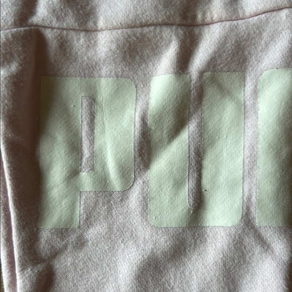 Puma Pink Joggers Soft Elastic Waist Sweatpants - Picture 4 of 5